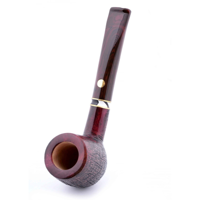 Курительная трубка Mastro de Paja Pettinata Classica с цветным кольцом, без фильтра M451-6 вид 3