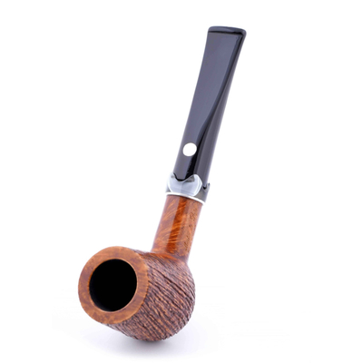Курительная трубка Mastro de Paja Pettinata Classica с цветным кольцом, без фильтра M451-9 вид 5