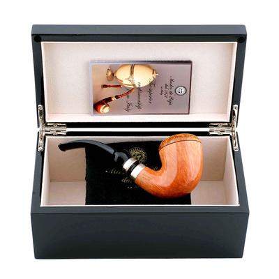 Курительная трубка Mastro de Paja Unica Boia, в шкатулке, 9 мм M516 вид 8