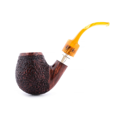 Курительная трубка Mastro de Paja Unica Ciocco, Amber 9 мм M262-1 вид 1