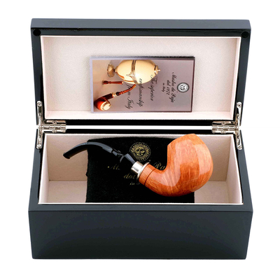Курительная трубка Mastro de Paja Unica, Юбилейная 45 Лет компании, в шкатулке, 9 мм M905 вид 8