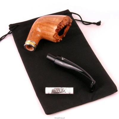 Курительная трубка Mr.Brog Бриар №14 PLATOUX, 9mm вид 6