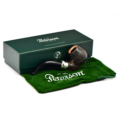 Курительная трубка Peterson Arklow Sandblasted 230, 9 мм вид 7