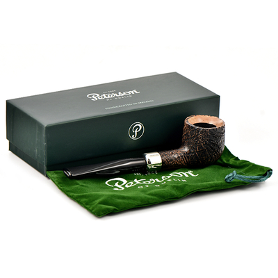 Курительная трубка Peterson Arklow Sandblasted 606, 9 мм вид 7