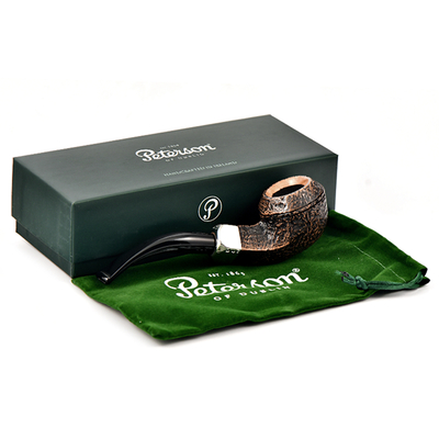 Курительная трубка Peterson Arklow Sandblasted 80s, без фильтра вид 7