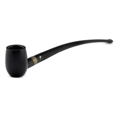 Курительная трубка Peterson Churchwarden - Ebony Barel Silver, без фильтра вид 2