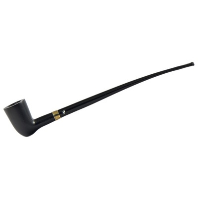 Курительная трубка Peterson Churchwarden Ebony D17 Silver, без фильтра вид 2
