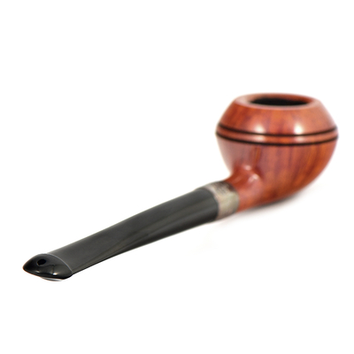 Курительная трубка Peterson De Luxe Classic Natural 411 P-Lip, без фильтра вид 6