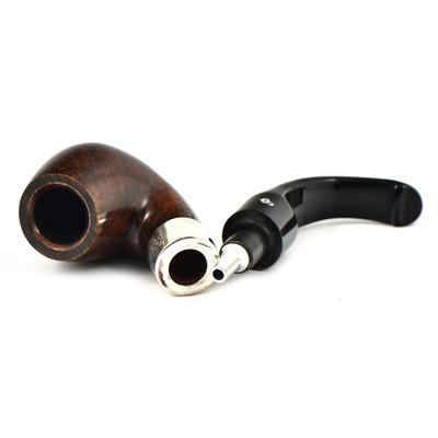 Курительная трубка Peterson De Luxe System Dark Smooth 20s P-Lip, без фильтра вид 6