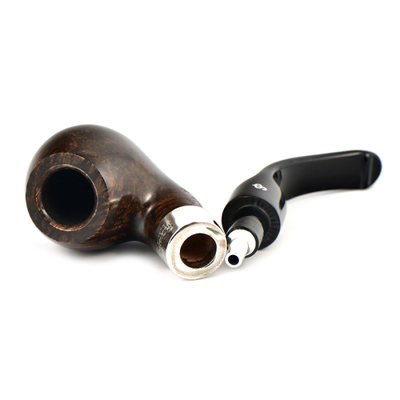 Курительная трубка Peterson De Luxe System Dark Smooth 3s P-Lip, без фильтра вид 6