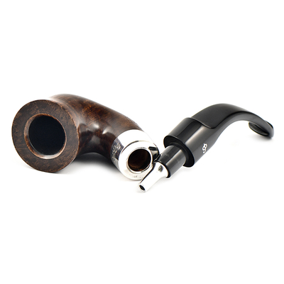 Курительная трубка Peterson De Luxe System Dark Smooth 5s P-Lip, без фильтра вид 2
