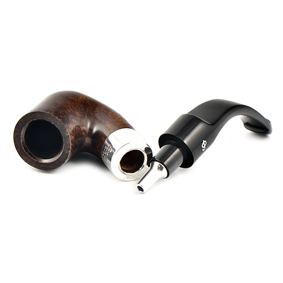 Курительная трубка Peterson De Luxe System Dark Smooth 8s P-Lip, без фильтра вид 4