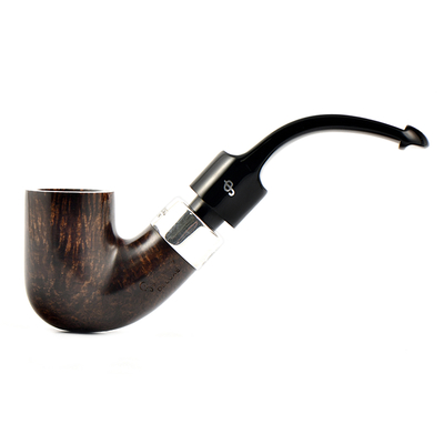 Курительная трубка Peterson De Luxe System Dark Smooth 8s P-Lip, без фильтра вид 1