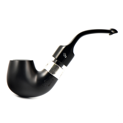 Курительная трубка Peterson De Luxe System Ebony 12.5 P_Lip, 9 мм вид 1