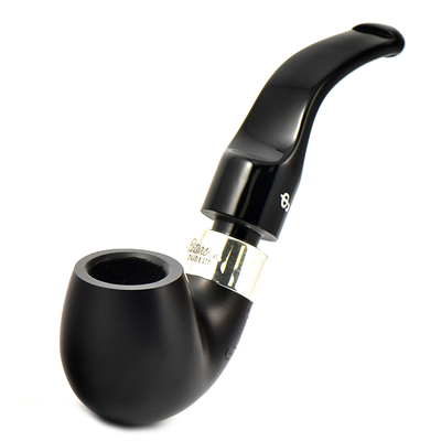 Курительная трубка Peterson De Luxe System Ebony 12.5 P_Lip, 9 мм вид 3