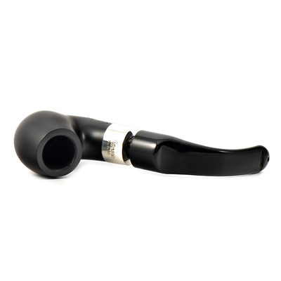 Курительная трубка Peterson De Luxe System Ebony 12.5 P_Lip, без фильтра вид 6