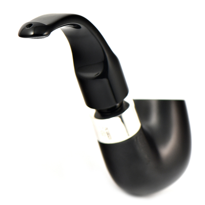 Курительная трубка Peterson De Luxe System Ebony 12.5 P_Lip, без фильтра вид 4