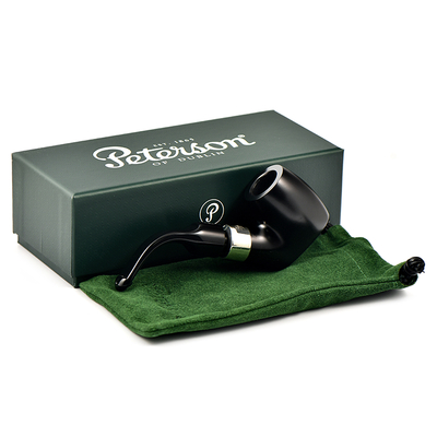 Курительная трубка Peterson De Luxe System Ebony 20FB P-Lip, без фильтра вид 7