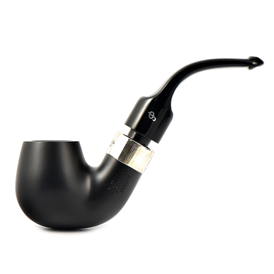 Курительная трубка Peterson De Luxe System Ebony 20s P-Lip, 9 мм вид 1