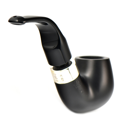 Курительная трубка Peterson De Luxe System Ebony 20s P-Lip, 9 мм вид 3