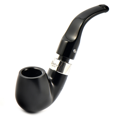 Курительная трубка Peterson De Luxe System Ebony 20s P-Lip, без фильтра вид 5
