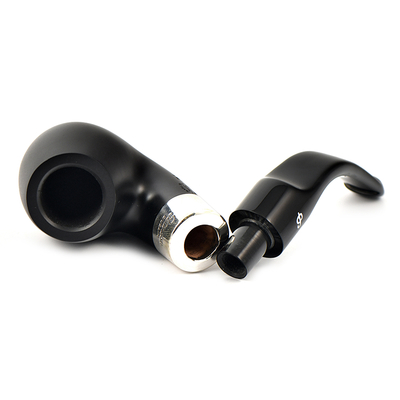 Курительная трубка Peterson De Luxe System Ebony 4s P-Lip, без фильтра вид 4