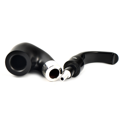 Курительная трубка Peterson De Luxe System Ebony 8s P-Lip, без фильтра вид 5