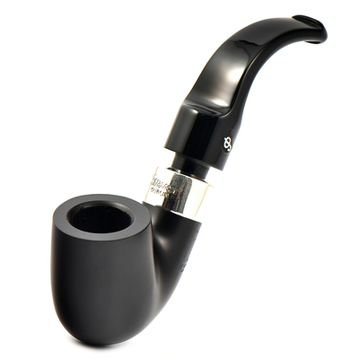 Курительная трубка Peterson De Luxe System Ebony 8s P-Lip, без фильтра вид 2
