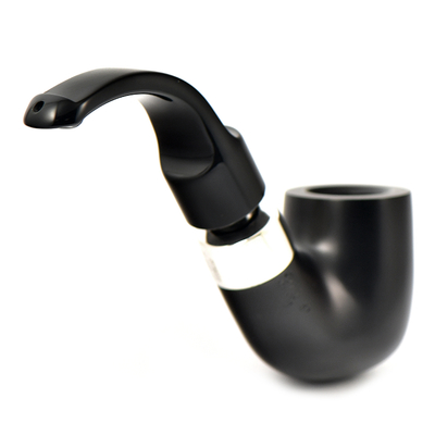 Курительная трубка Peterson De Luxe System Ebony 8s P-Lip, без фильтра вид 4