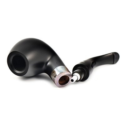 Курительная трубка Peterson De Luxe System Ebony B42 P-Lip, без фильтра вид 3
