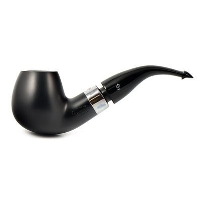 Курительная трубка Peterson De Luxe System Ebony B42 P-Lip, без фильтра вид 1