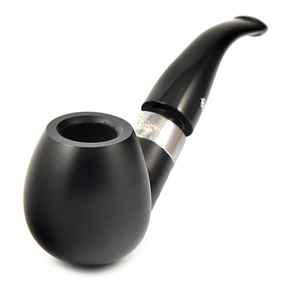 Курительная трубка Peterson De Luxe System Ebony B42 P-Lip, без фильтра вид 6
