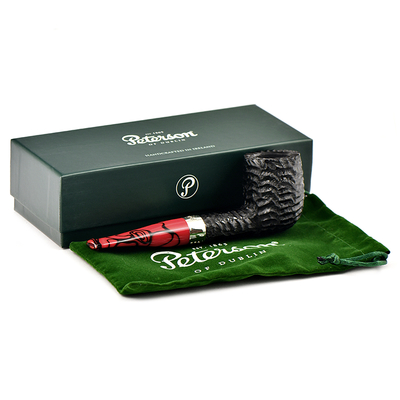 Курительная трубка Peterson Dracula Rustic 107, 9 мм вид 7