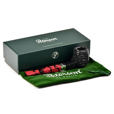 Курительная трубка Peterson Dracula Rustic 444, без фильтра вид 7