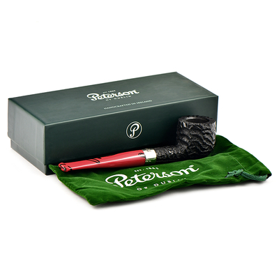 Курительная трубка Peterson Dracula Rustic 608, без фильтра вид 7