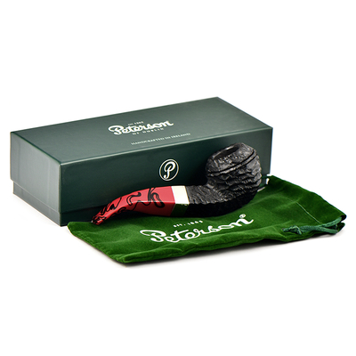 Курительная трубка Peterson Dracula Rustic 80s, без фильтра вид 7