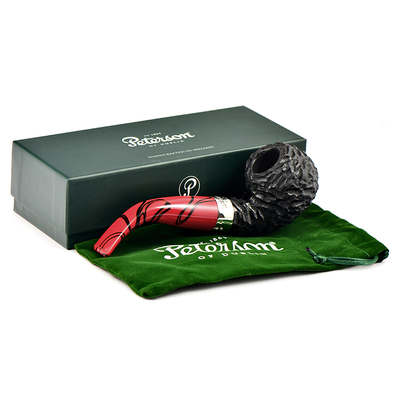 Курительная трубка Peterson Dracula Rustic XL02, без фильтра вид 7