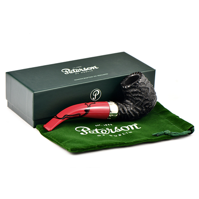 Курительная трубка Peterson Dracula Rustic XL90, 9 мм вид 7