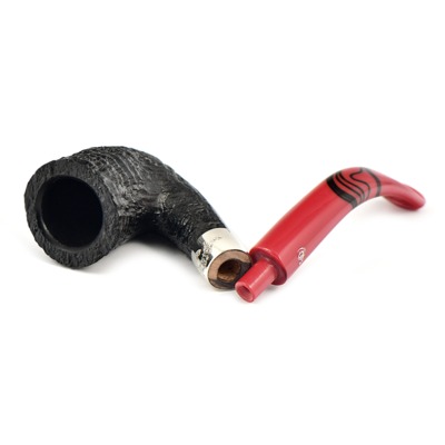 Курительная трубка Peterson Dracula SandBlast 128, без фильтра вид 5