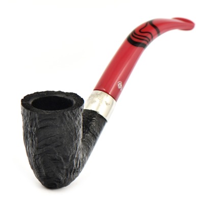 Курительная трубка Peterson Dracula SandBlast 128, без фильтра вид 2