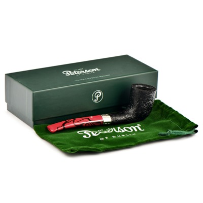 Курительная трубка Peterson Dracula SandBlast 268, без фильтра вид 7