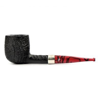Курительная трубка Peterson Dracula SandBlast 605, без фильтра вид 1