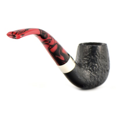 Курительная трубка Peterson Dracula SandBlast 65, без фильтра вид 4