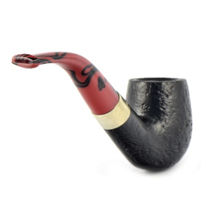 Курительная трубка Peterson Dracula SandBlast 69, без фильтра вид 4