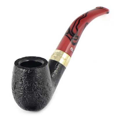 Курительная трубка Peterson Dracula SandBlast 69, без фильтра вид 6