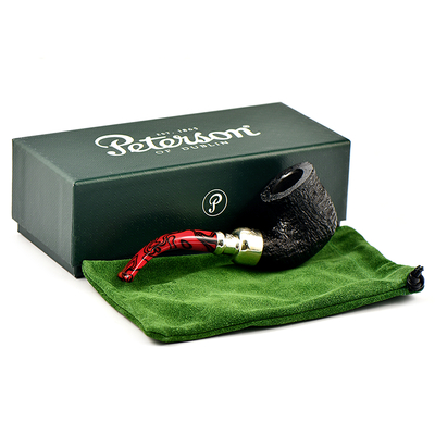Курительная трубка Peterson Dracula Spigot SandBlast 05, без фильтра вид 7