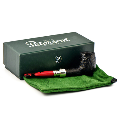 Курительная трубка Peterson Dracula Spigot SandBlast 106, без фильтра вид 7