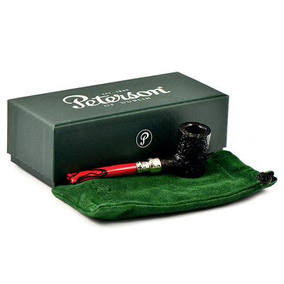 Курительная трубка Peterson Dracula Spigot SandBlast 701, без фильтра вид 7