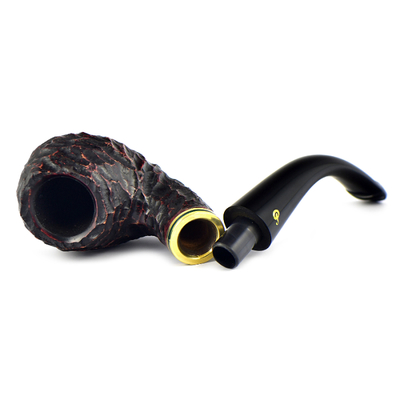 Курительная трубка Peterson Emerald Rustic 03 P-Lip, 9 мм вид 6
