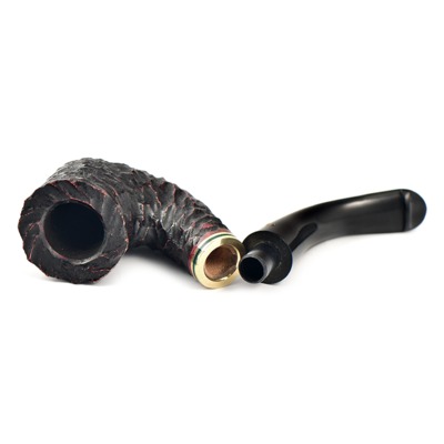 Курительная трубка Peterson Emerald Rustic 05 P-Lip, 9 мм вид 6
